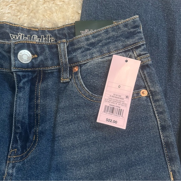 Dark High-Rise Straight Ankle Jeans - Picture 3 of 4